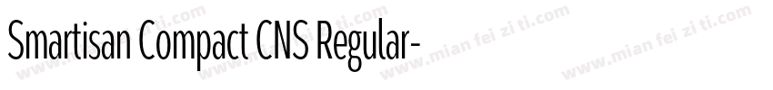 Smartisan Compact CNS Regular字体转换